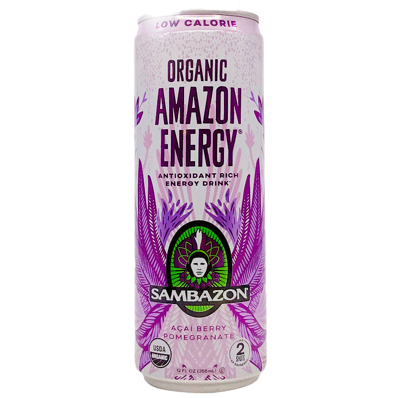 Sambazon Energy Drink Acai Berry Pomegranate - 12 fl oz.