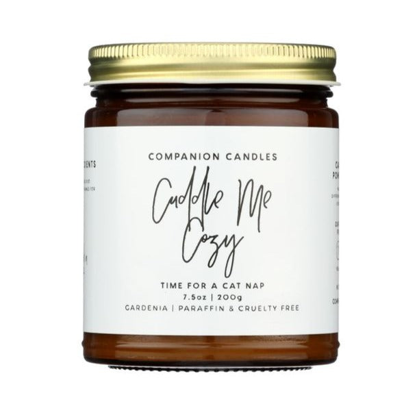 Companion Candles Cuddle Me Cozy Time For A Cat Nap - 7.5 oz