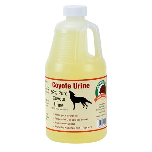Just Scentsational RS-64 Coyote Urine for Gardens, Hunters, and Trappers, 64 oz (2 Quarts)