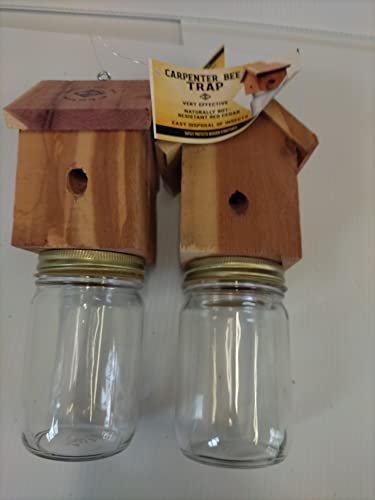 Amish Made Rustic Carpenter Bee Trap 2 Pack