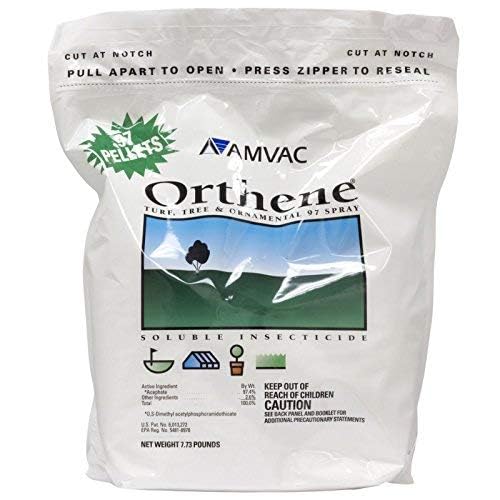 Orthene 97 Spray Insecticide 7.73 Lbs for Pests On Trees Ornamentals and Turf