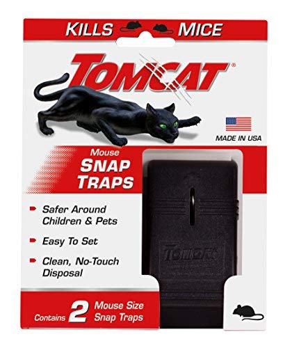 Tomcat Mouse Snap Traps, 1 Case of 24 Traps