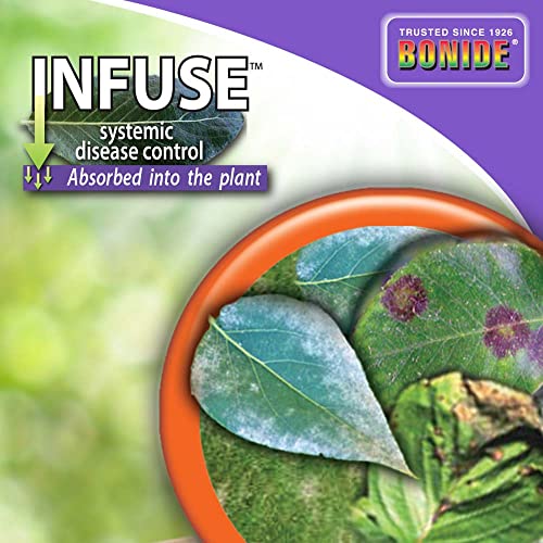 Bonide Infuse Systemic Disease Control, 16 oz Concentrated Solution for Plant Disease Control, Long Lasting & Waterproof