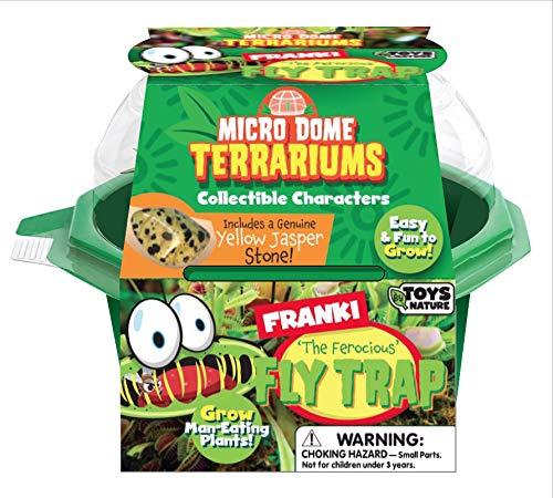 Toys By Nature Venus Fly Trap - Complete Carnivorous Plant Kit - Fun and Easy to Grow Bug Eating Plants - Kids Terrarium Set - Gift for Kids, Boys & Girls