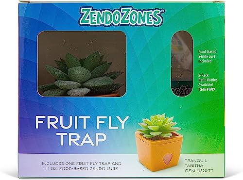 ZendoZones? Fruit Fly Trap Tranquil Tabitha, Terra Cotta Base