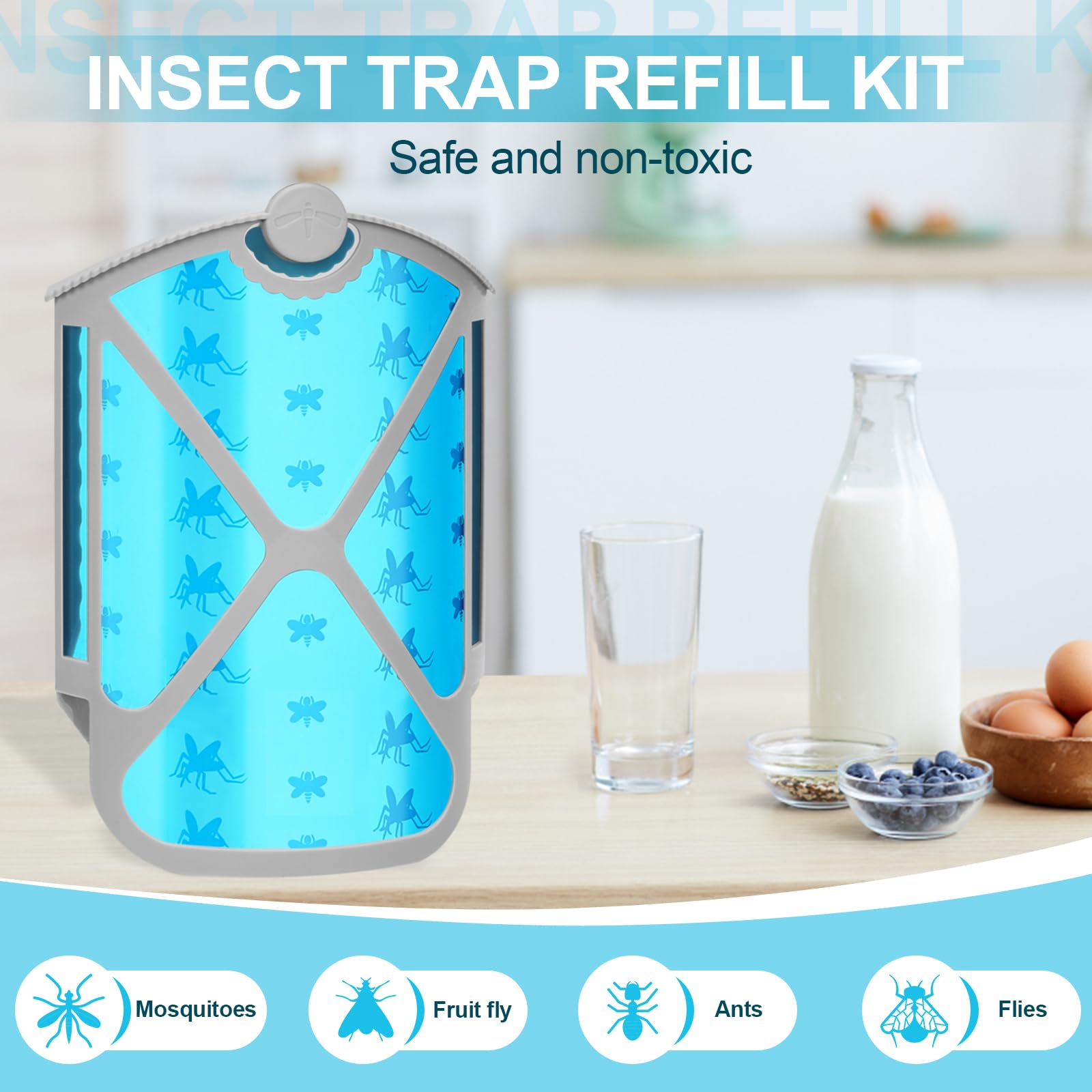 INRAGEO Insect Trap Refill Kit, Compatible with M364(16Pcs)
