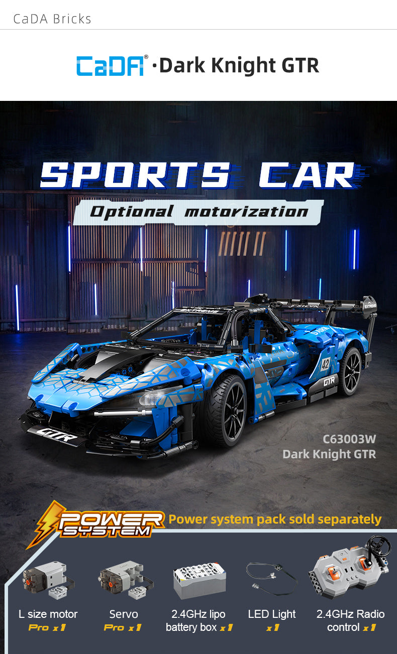 CaDA Dark Knight GTR C63003W – prednji pogled