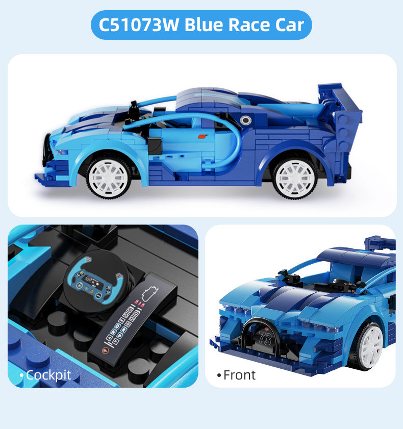 Cada c51073w Blue Race Car c51073w 