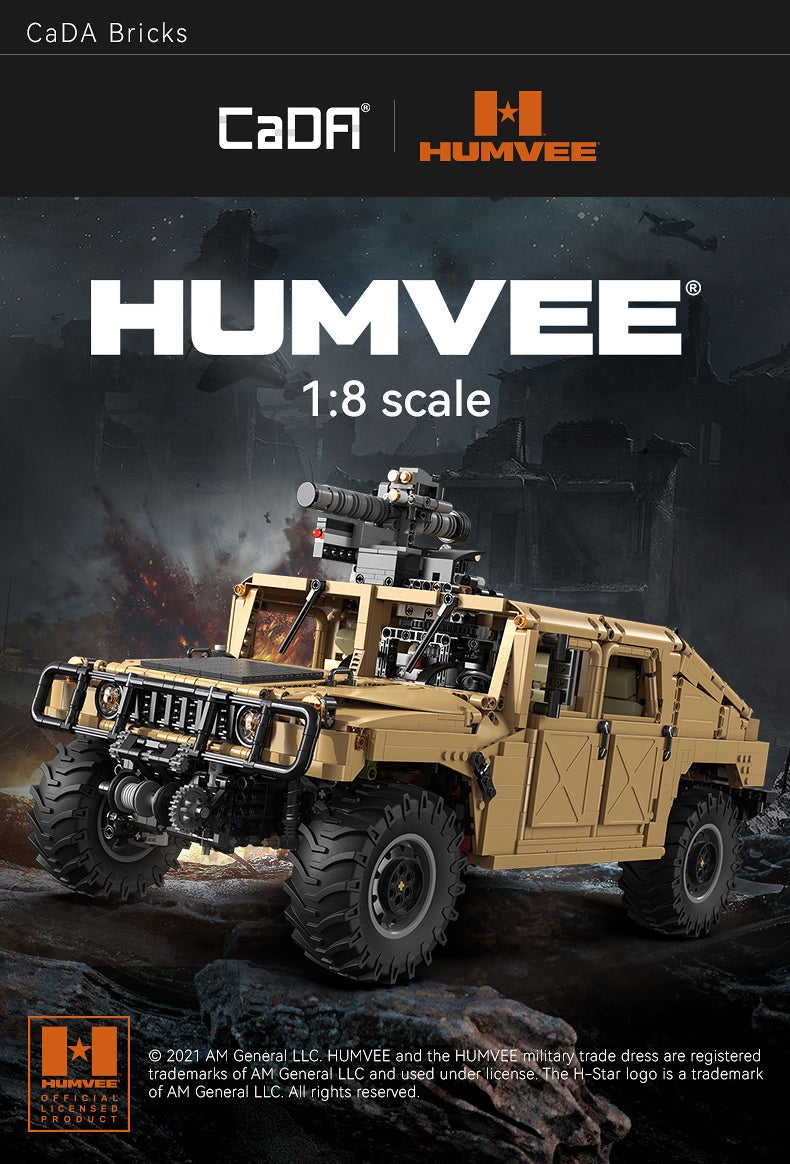 1:8 HUMVEE Vehicle C61036W - Off-Road | DoubleE CaDA – Doublee_CaDA