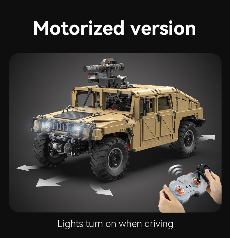 1:8 HUMVEE Vehicle C61036W - Off-Road | DoubleE CaDA – Doublee_CaDA