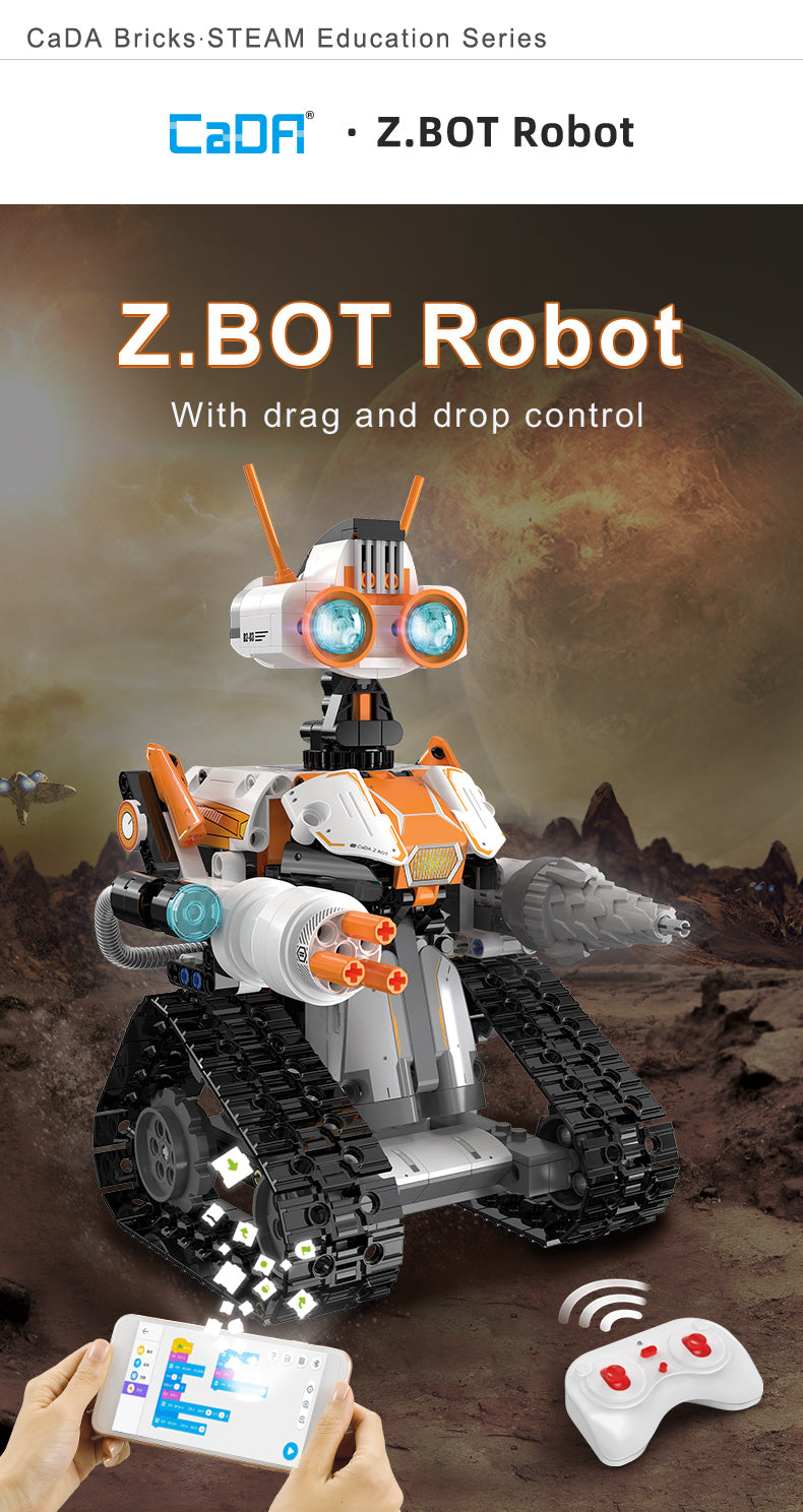 CaDA Z-BOT C83002W – APP kodiranje + RC daljinec