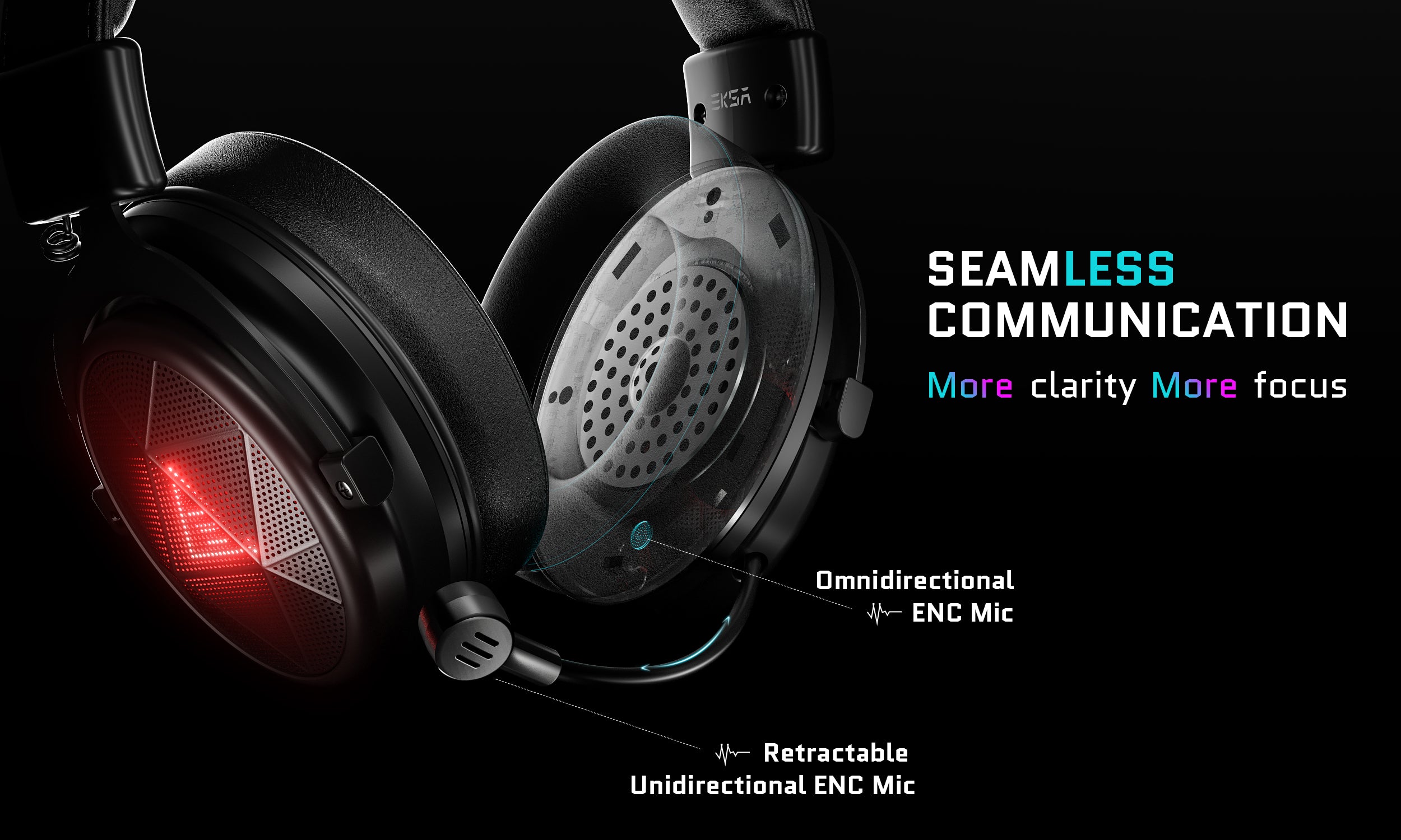 EKSA® E910 5.8GHz Wireless Gaming Headset