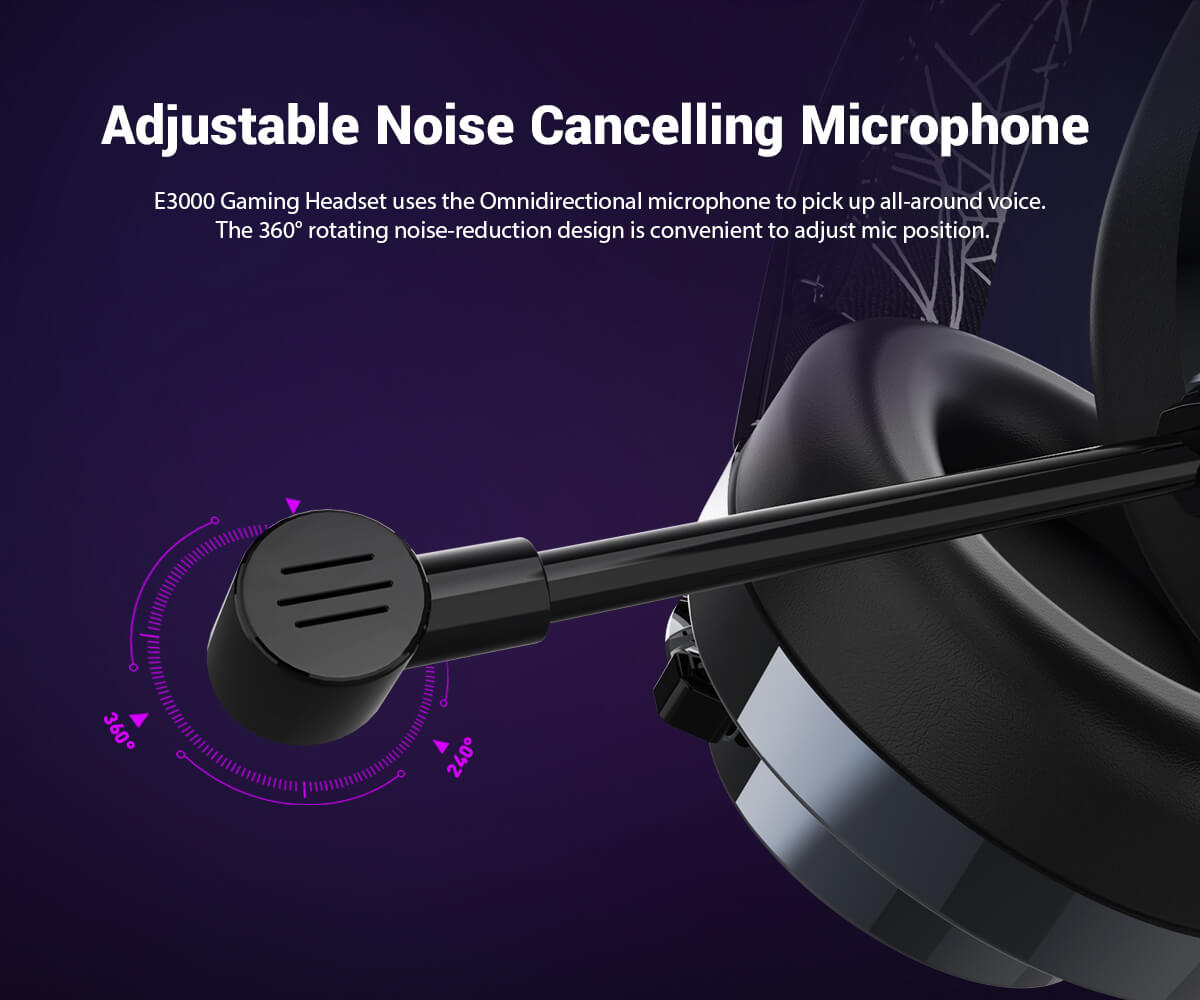 EKSA® E3000 RGB Gaming Headset