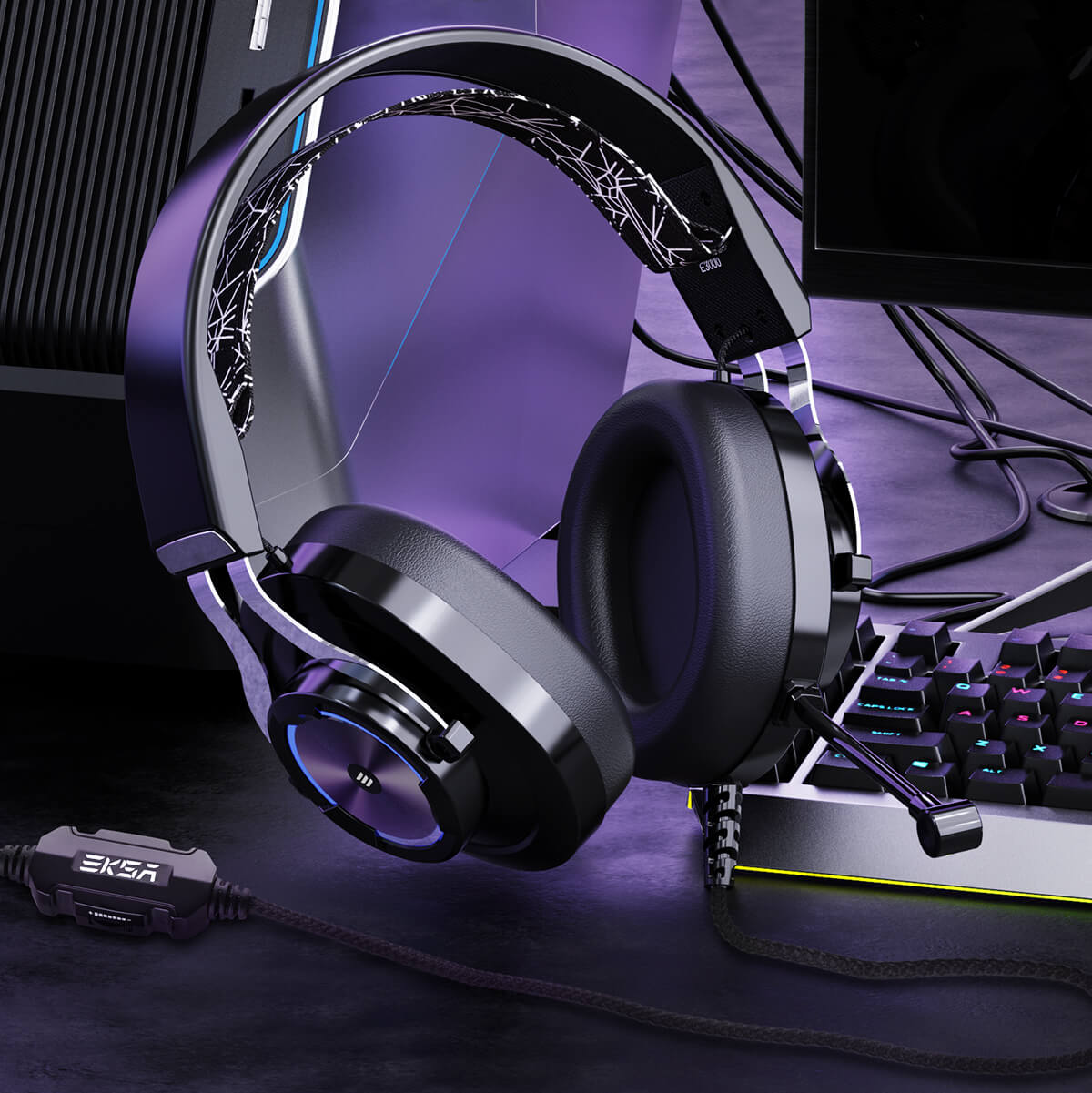 EKSA® E3000 RGB Gaming Headset