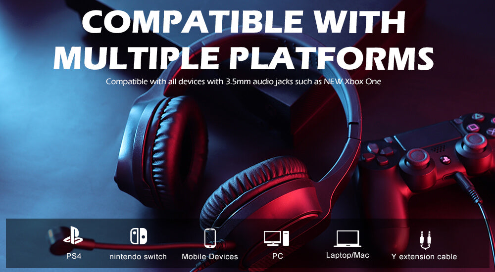 EKSA® E400 3D Stereo Surround Sound Gaming Headset