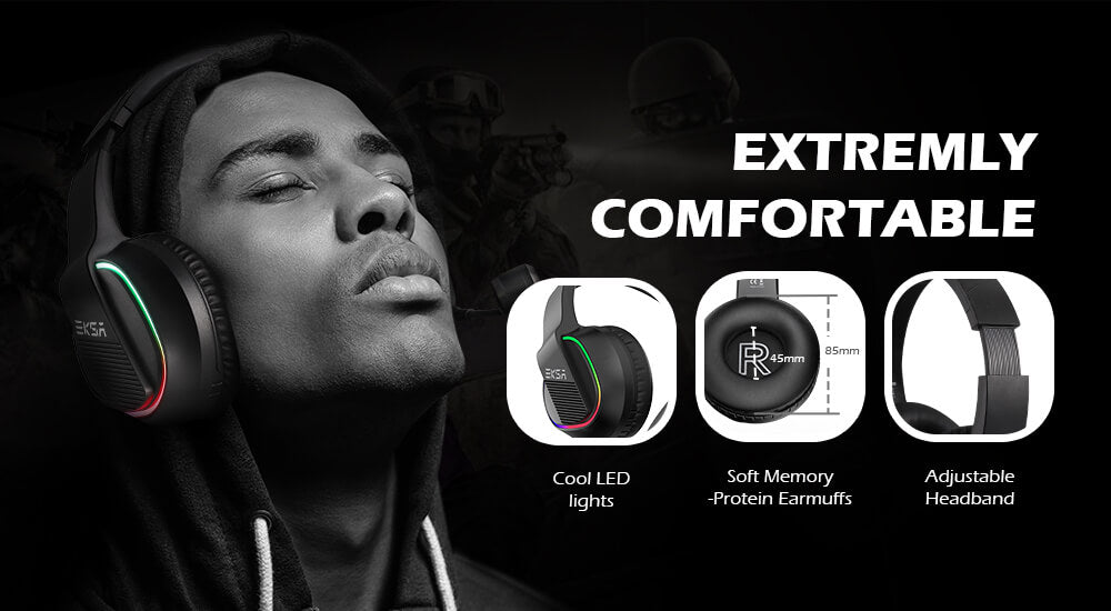 EKSA® E400 3D Stereo Surround Sound Gaming Headset