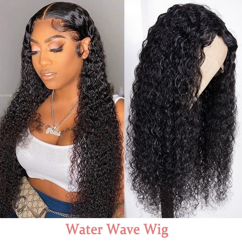 Closure Water Wave Hair Wig