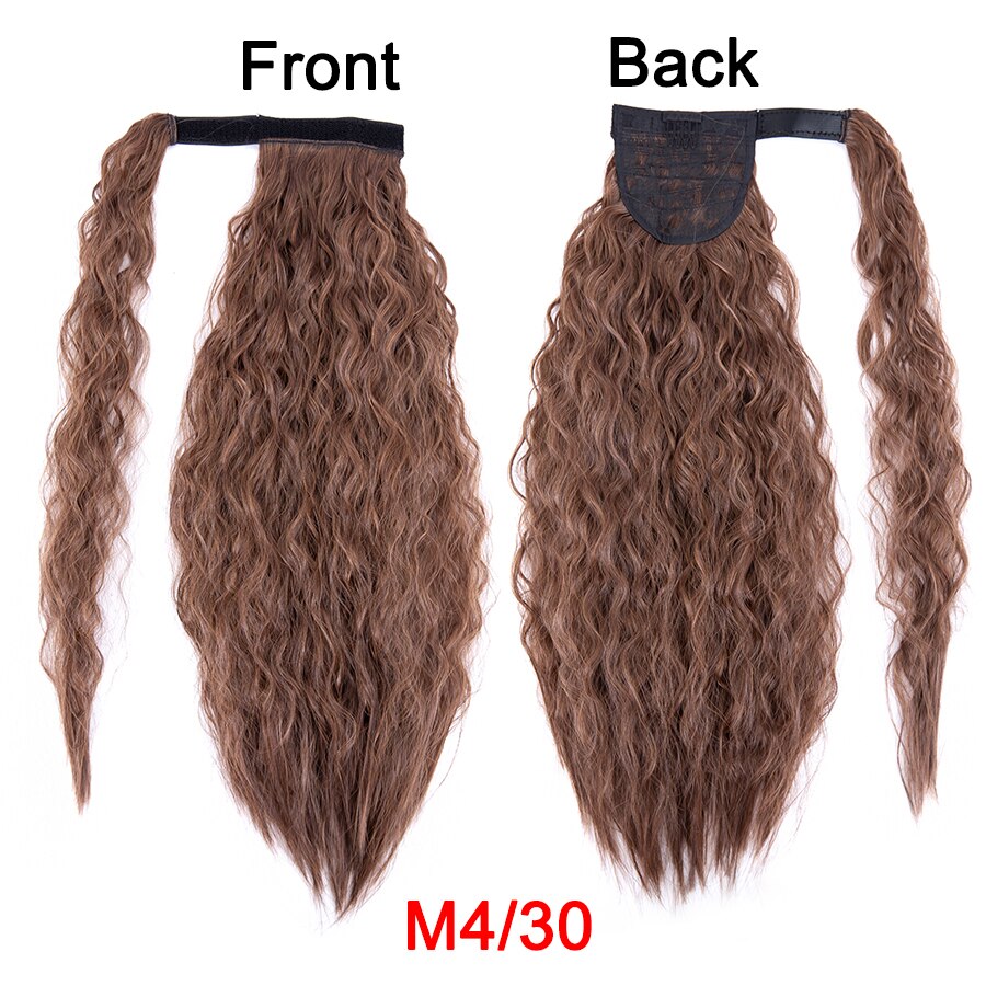 Synthetic Long Corn Wavy Ponytail