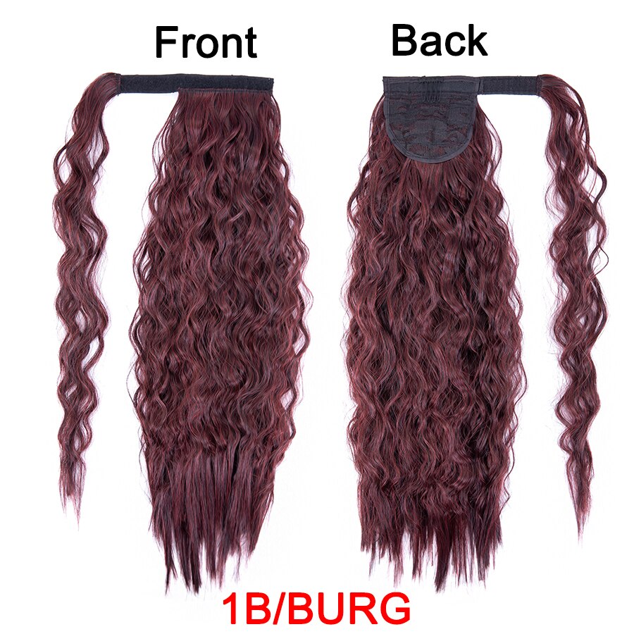 Synthetic Long Corn Wavy Ponytail