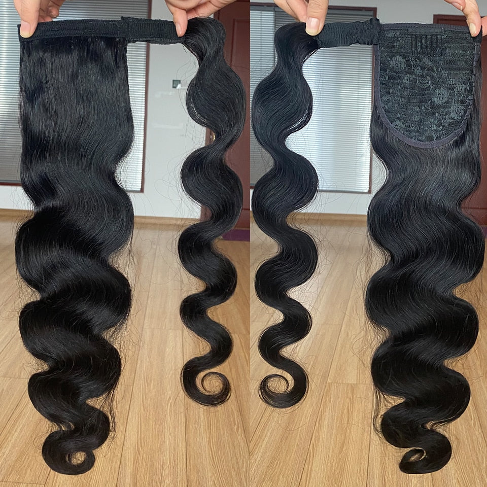 Body Wave Human Hair Ponytail