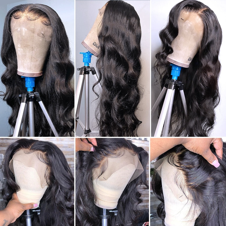 Pre Plucked Women Lace Frontal Wigs