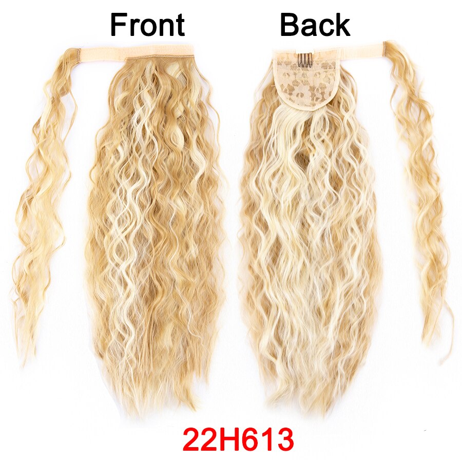 Synthetic Long Corn Wavy Ponytail