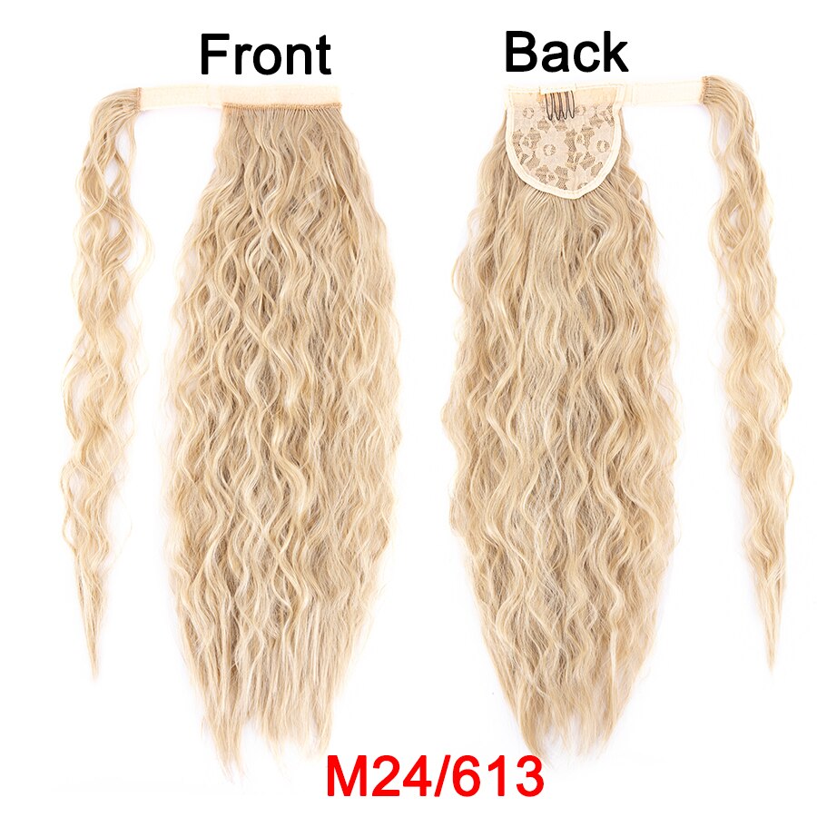 Synthetic Long Corn Wavy Ponytail