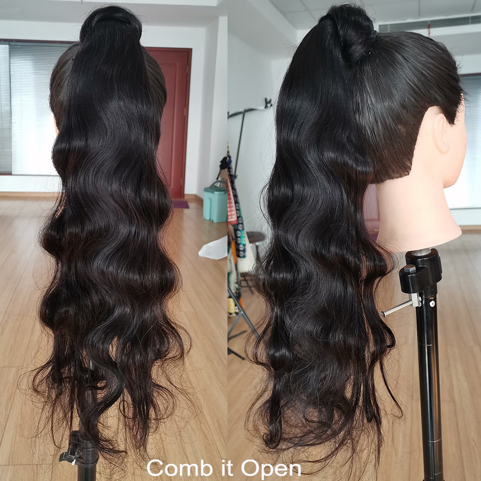 Body Wave Human Hair Ponytail