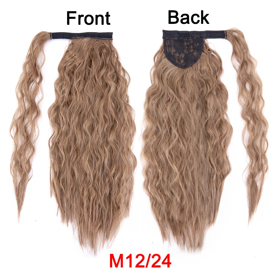 Synthetic Long Corn Wavy Ponytail