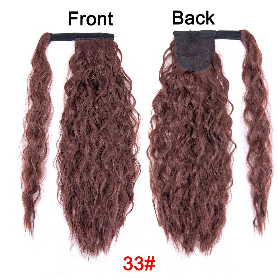 Synthetic Long Corn Wavy Ponytail