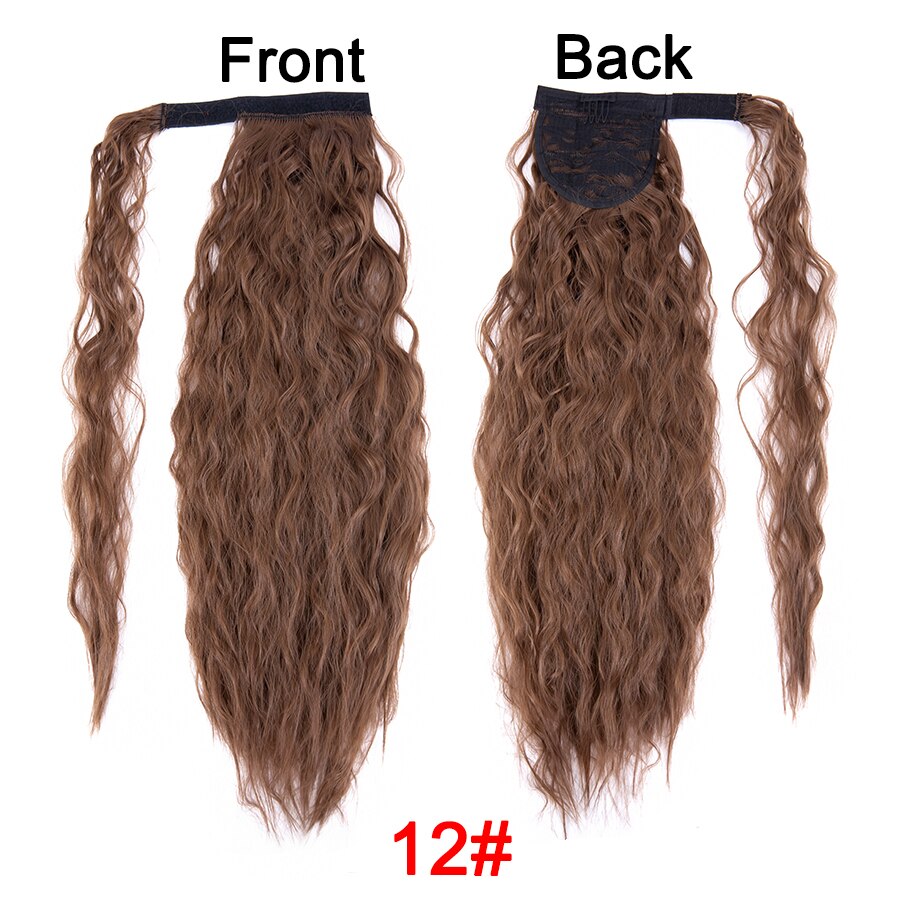 Synthetic Long Corn Wavy Ponytail