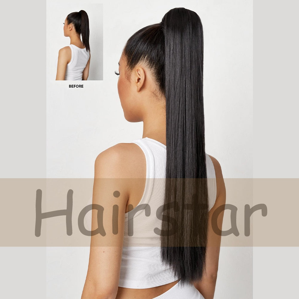 Heat-Resistant Hair Extensions Pony Tail