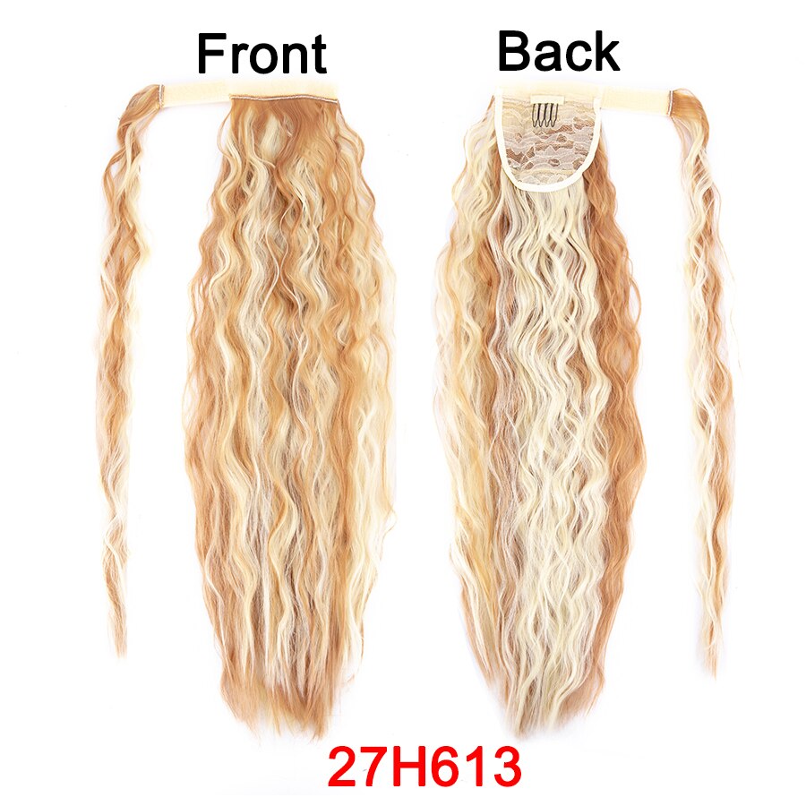 Synthetic Long Corn Wavy Ponytail