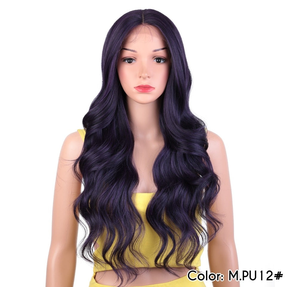 Long wavy Natural Hair Wigs