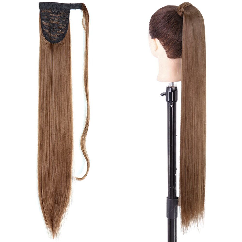 Long Straight Synthetic Ponytail Hair Extension