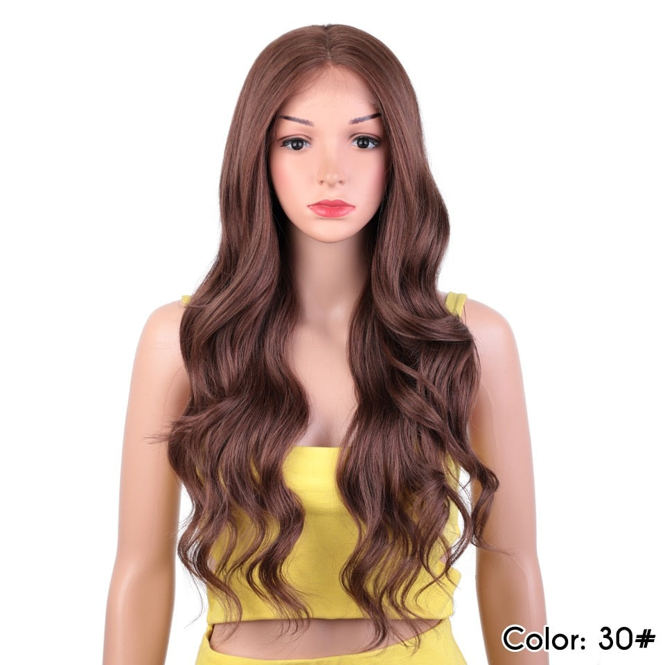 Long wavy Natural Hair Wigs