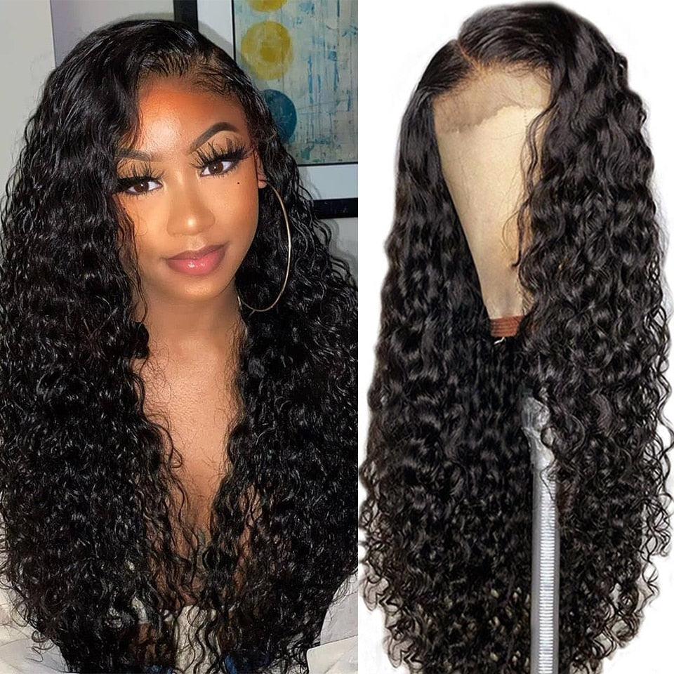 Closure Water Wave Hair Wig