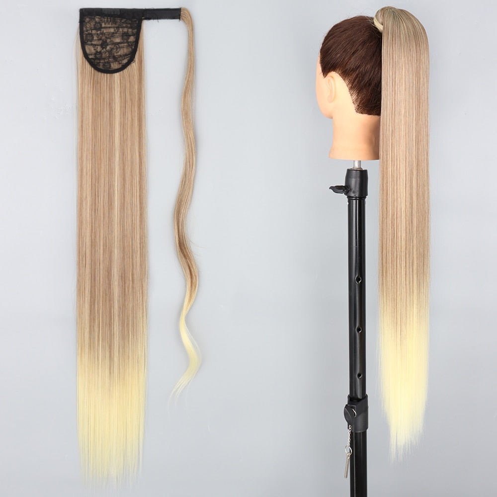 Long Straight Synthetic Ponytail Hair Extension