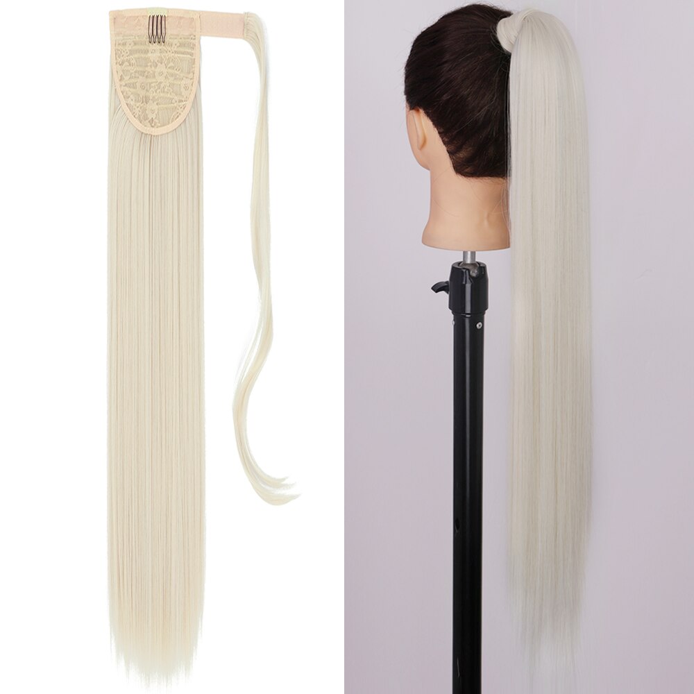 Long Straight Synthetic Ponytail Hair Extension