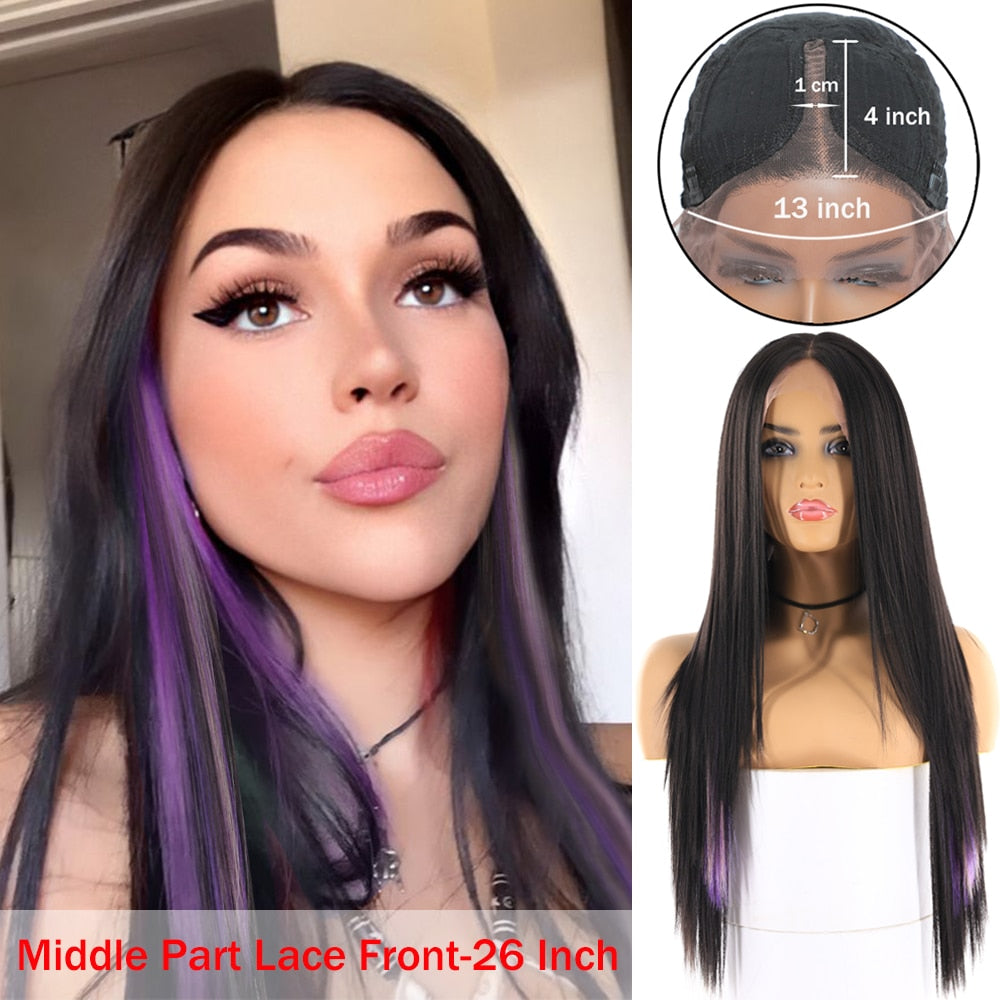 Women Synthetic Lace Front Wigs