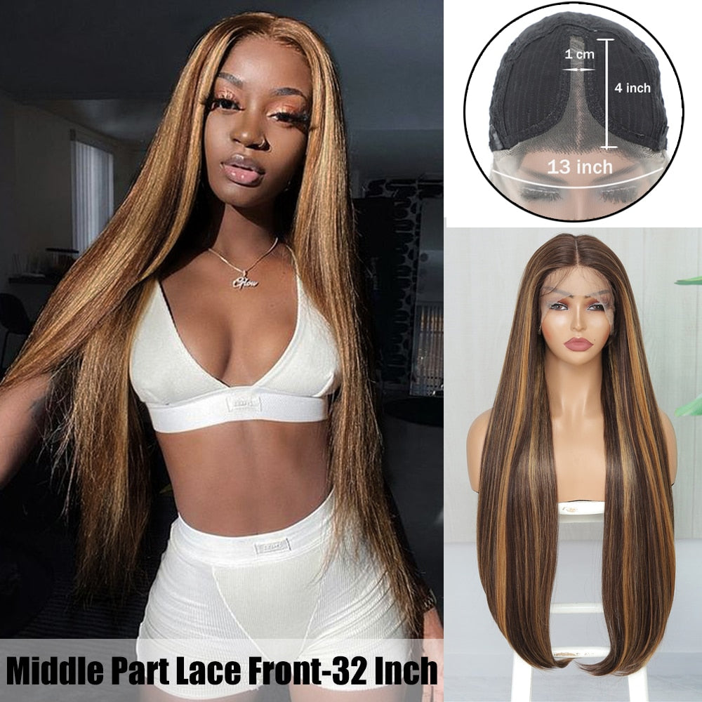 Women Synthetic Lace Front Wigs