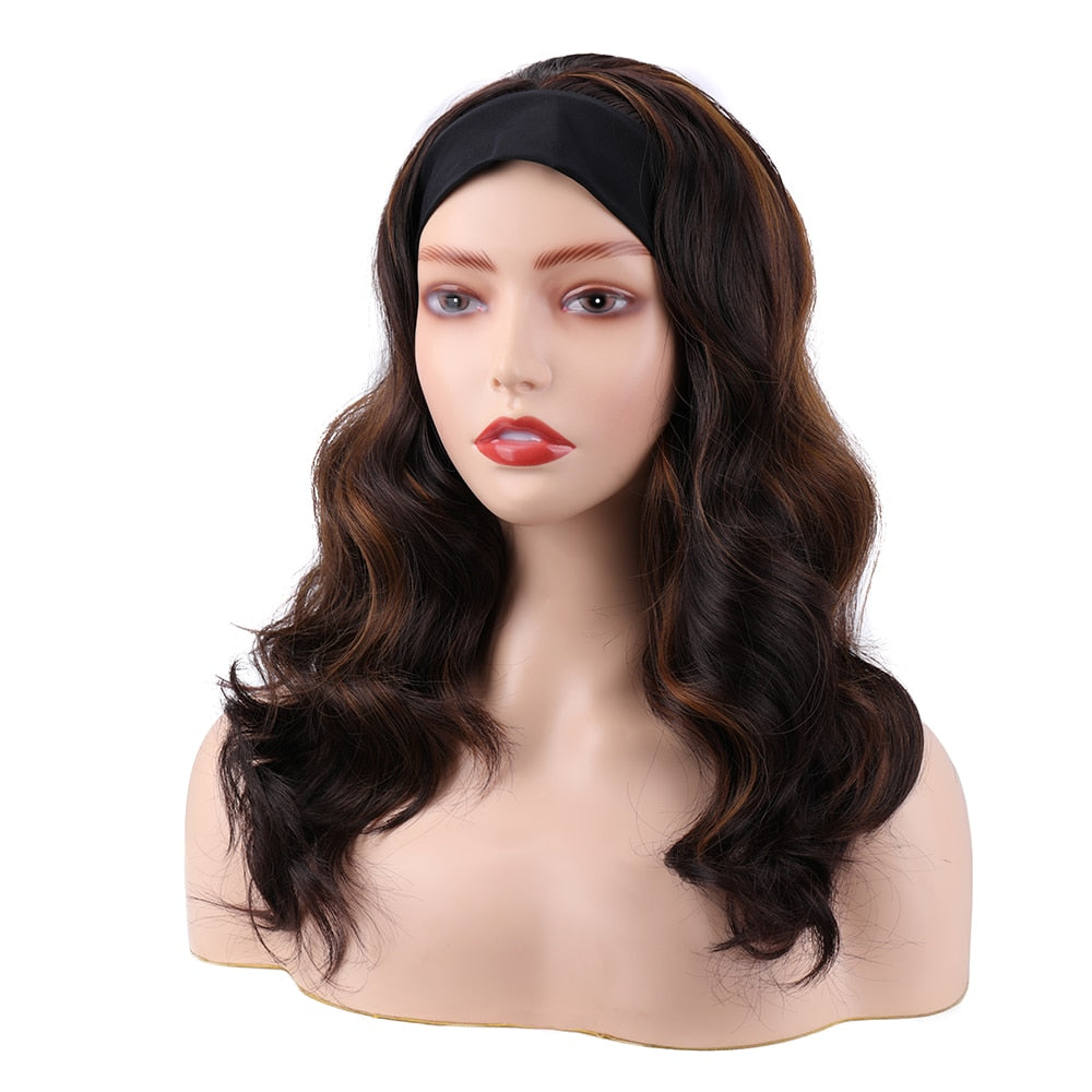 Women Synthetic Long Headband Wig