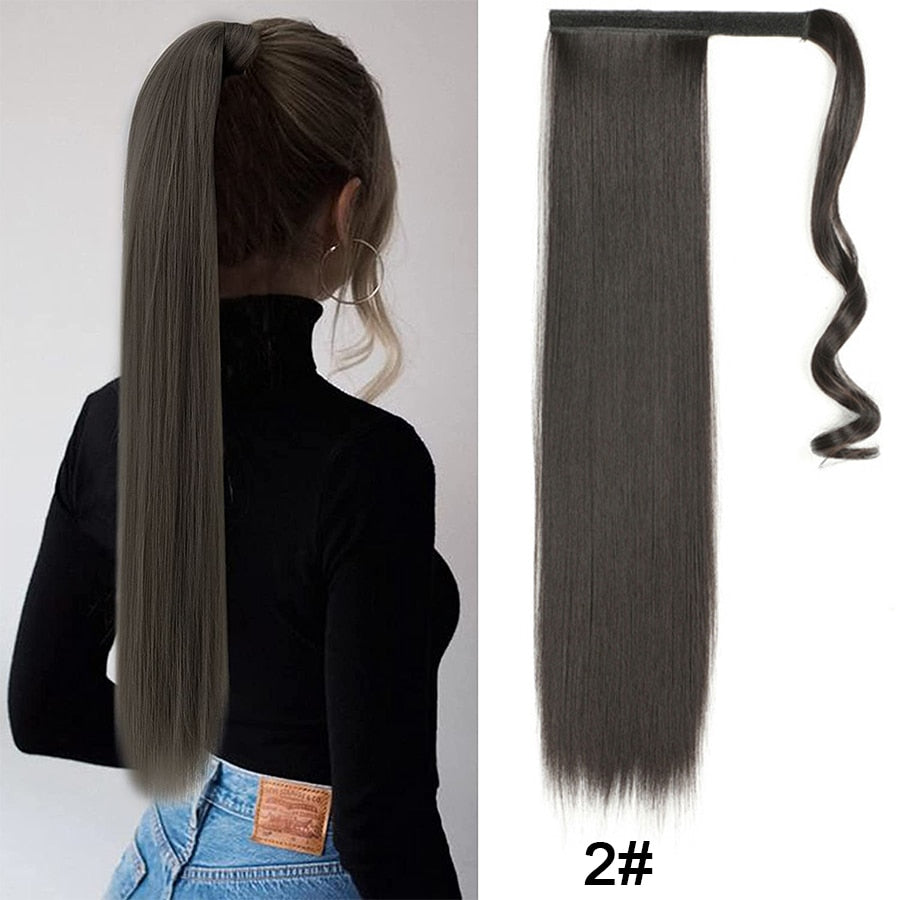 Wrap Around On Girl Hair Extension