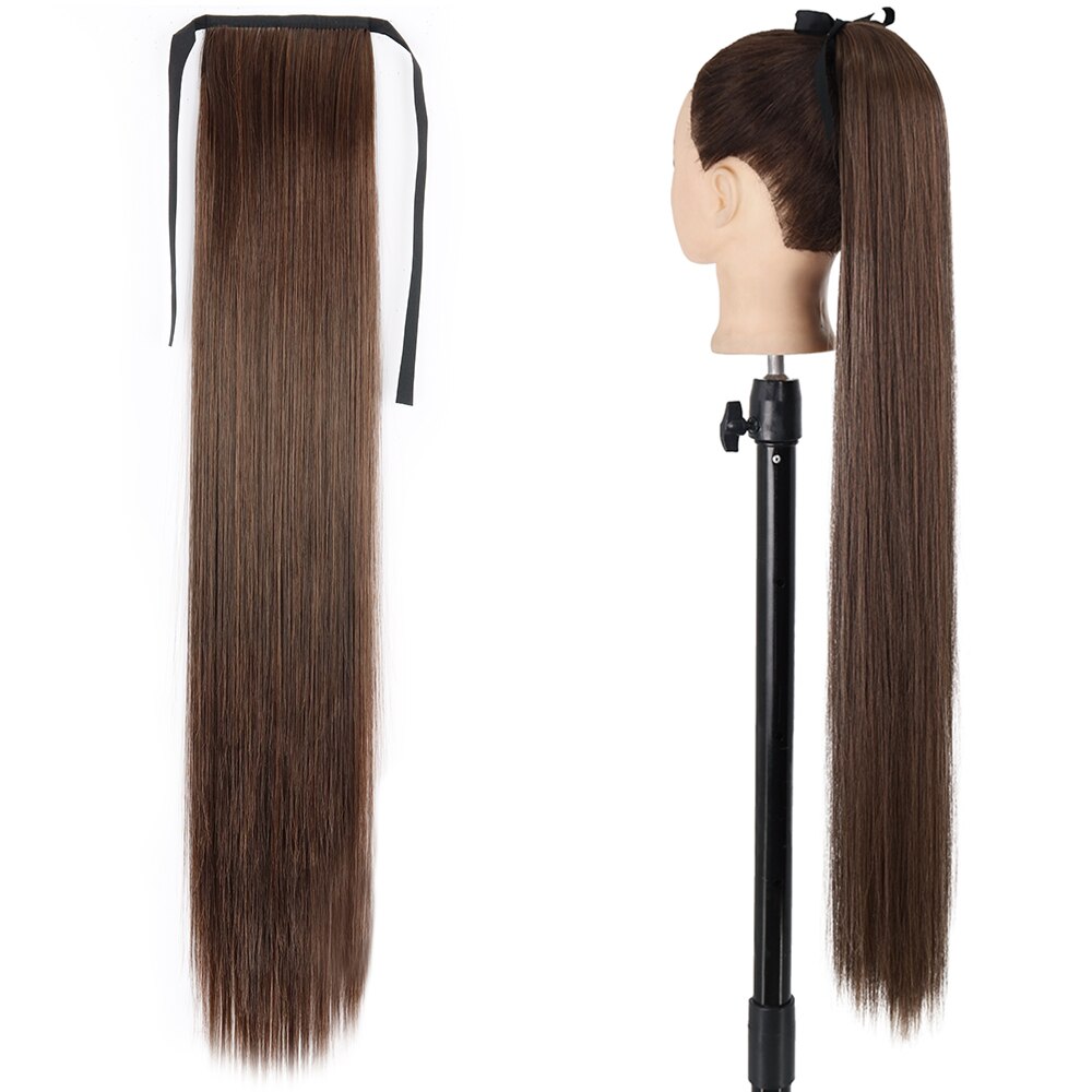 Long Straight Synthetic Ponytail Hair Extension