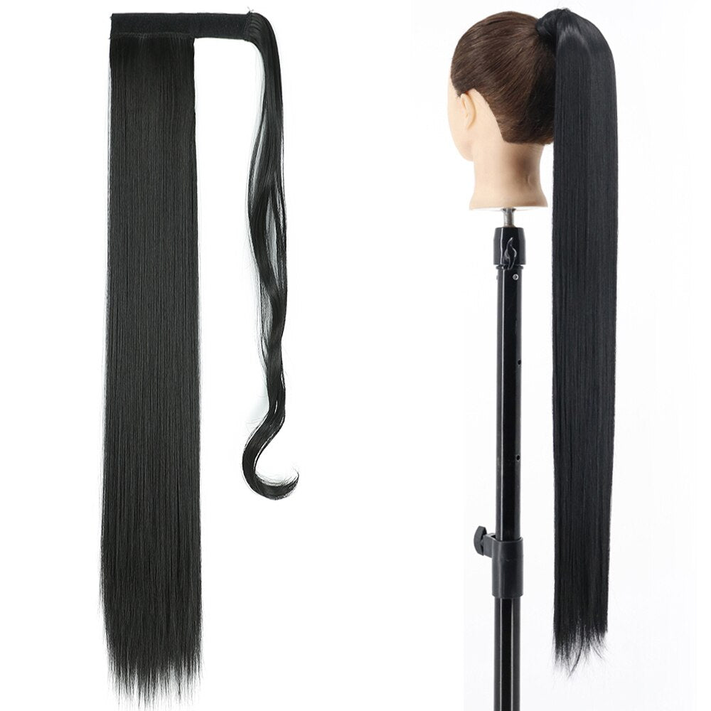 Long Straight Synthetic Ponytail Hair Extension