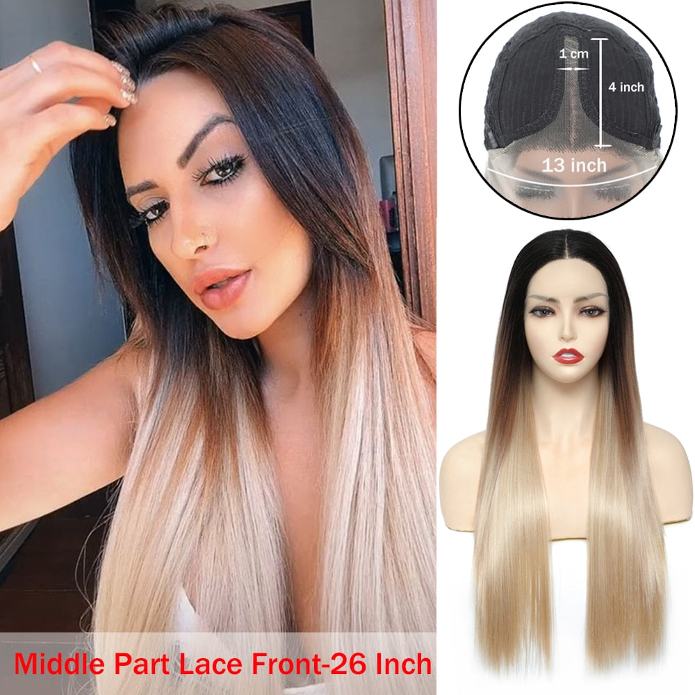 Women Synthetic Lace Front Wigs