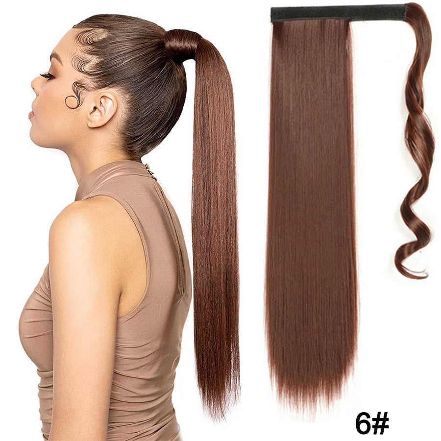 Wrap Around On Girl Hair Extension