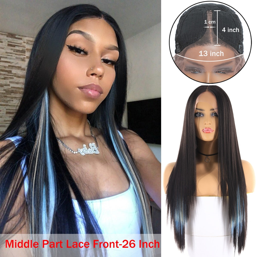Women Synthetic Lace Front Wigs
