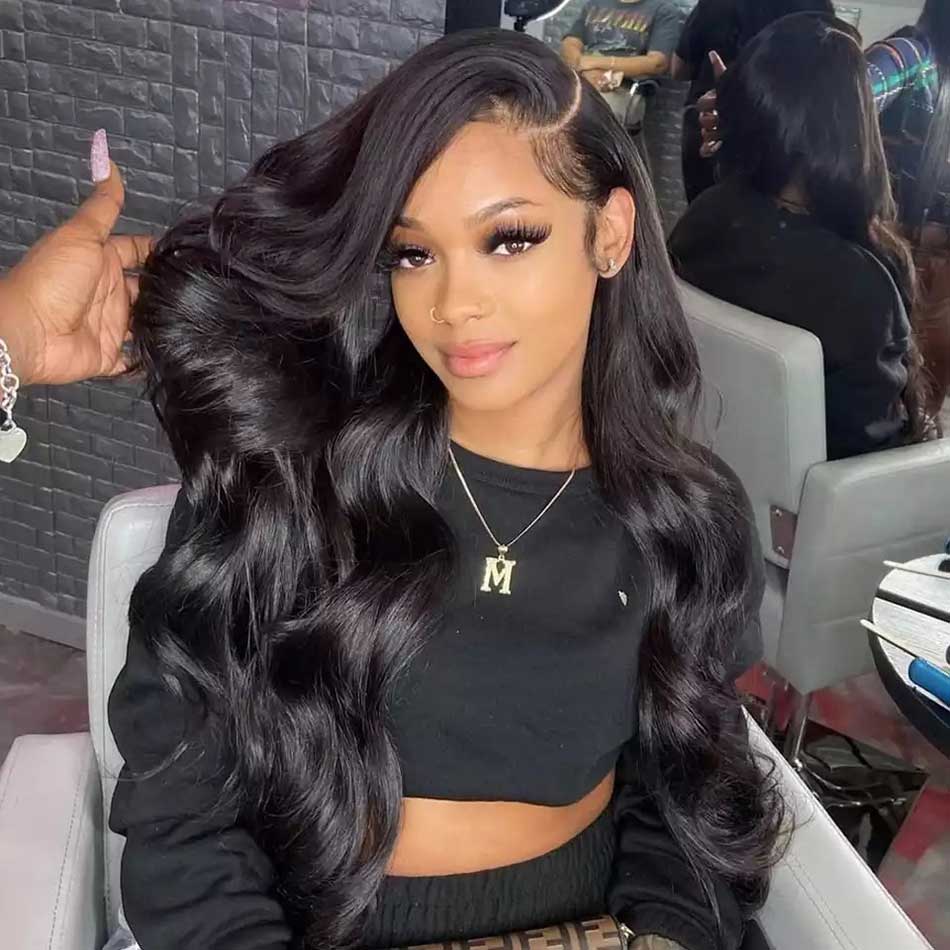 Pre Plucked Women Lace Frontal Wigs