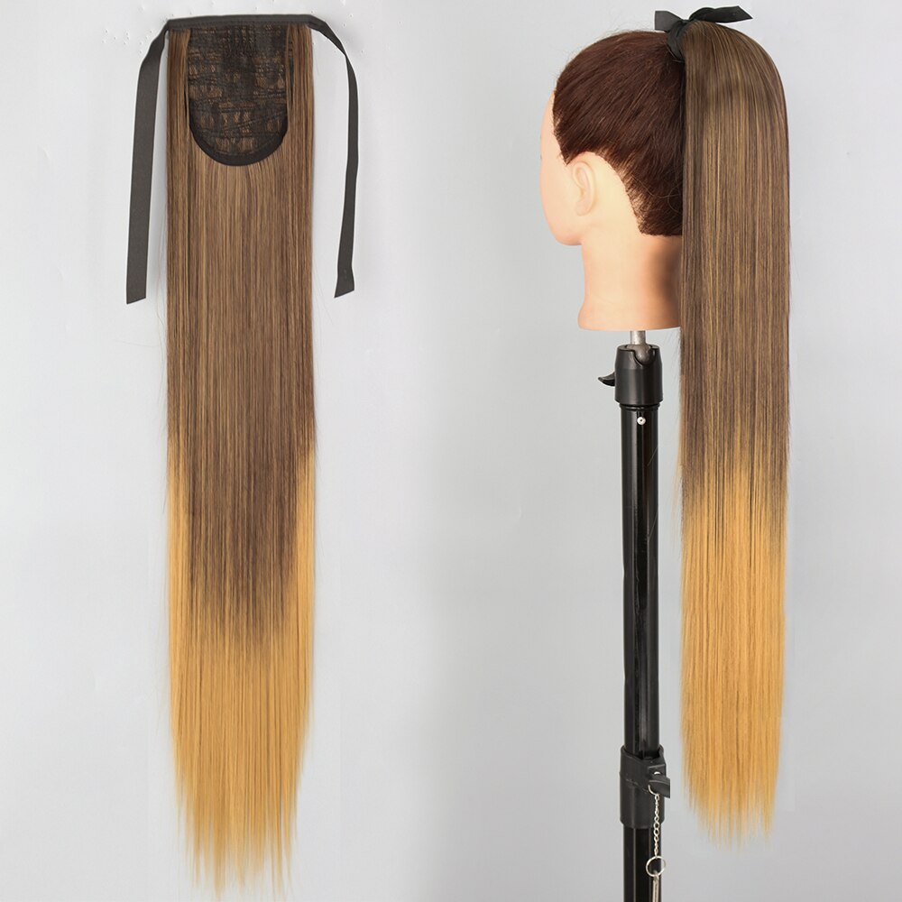 Long Straight Synthetic Ponytail Hair Extension